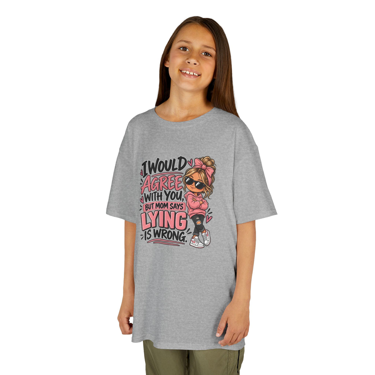 I Would Agree With You Humor Girls Kids Heavy Cotton™ Tee