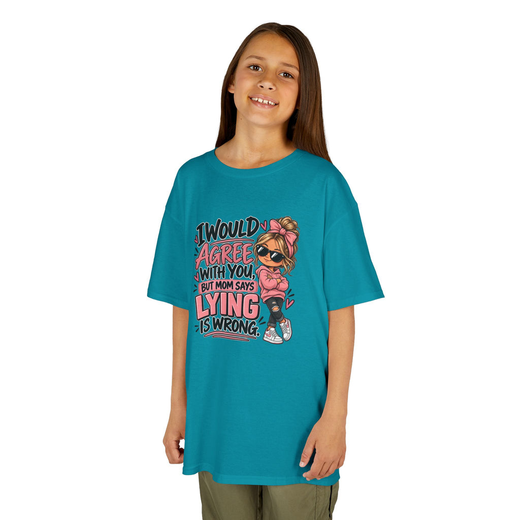 I Would Agree With You Humor Girls Kids Heavy Cotton™ Tee