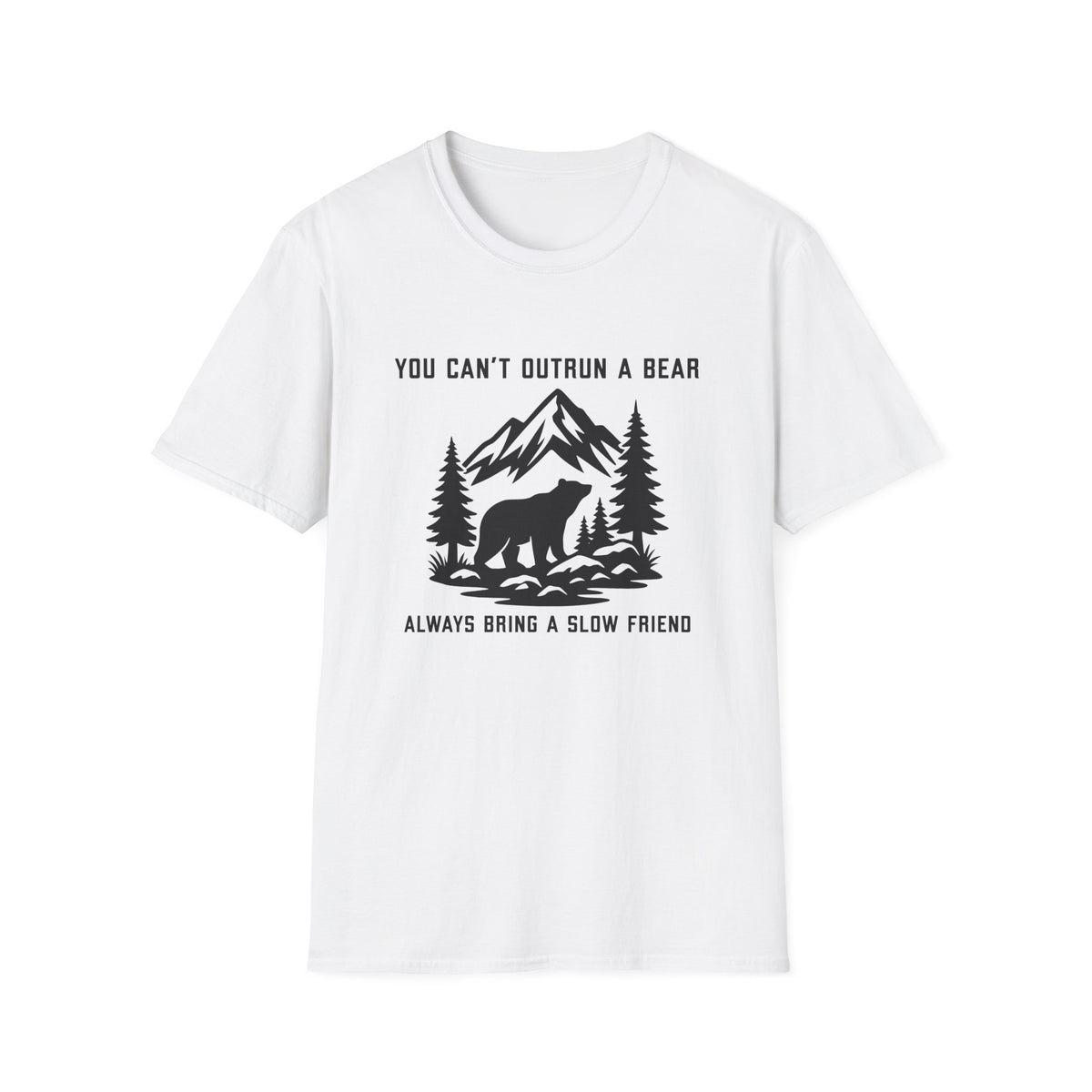 Outrun Bear, Slow Friend T-Shirt