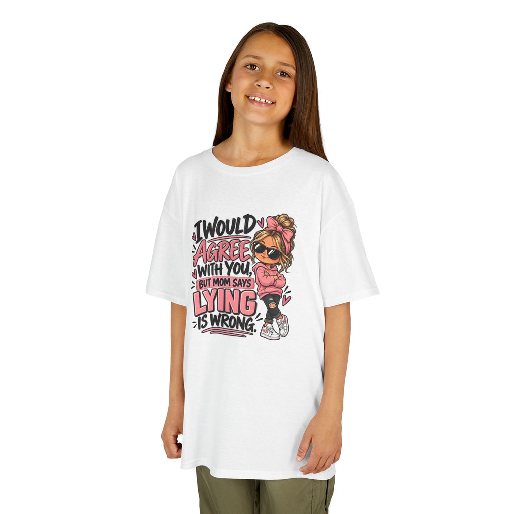 I Would Agree With You Humor Girls Kids Heavy Cotton™ Tee