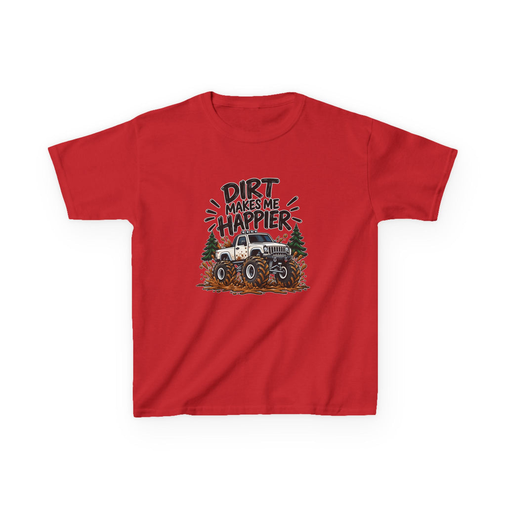 Dirt Makes Me Happier Kids Heavy Cotton™ Tee