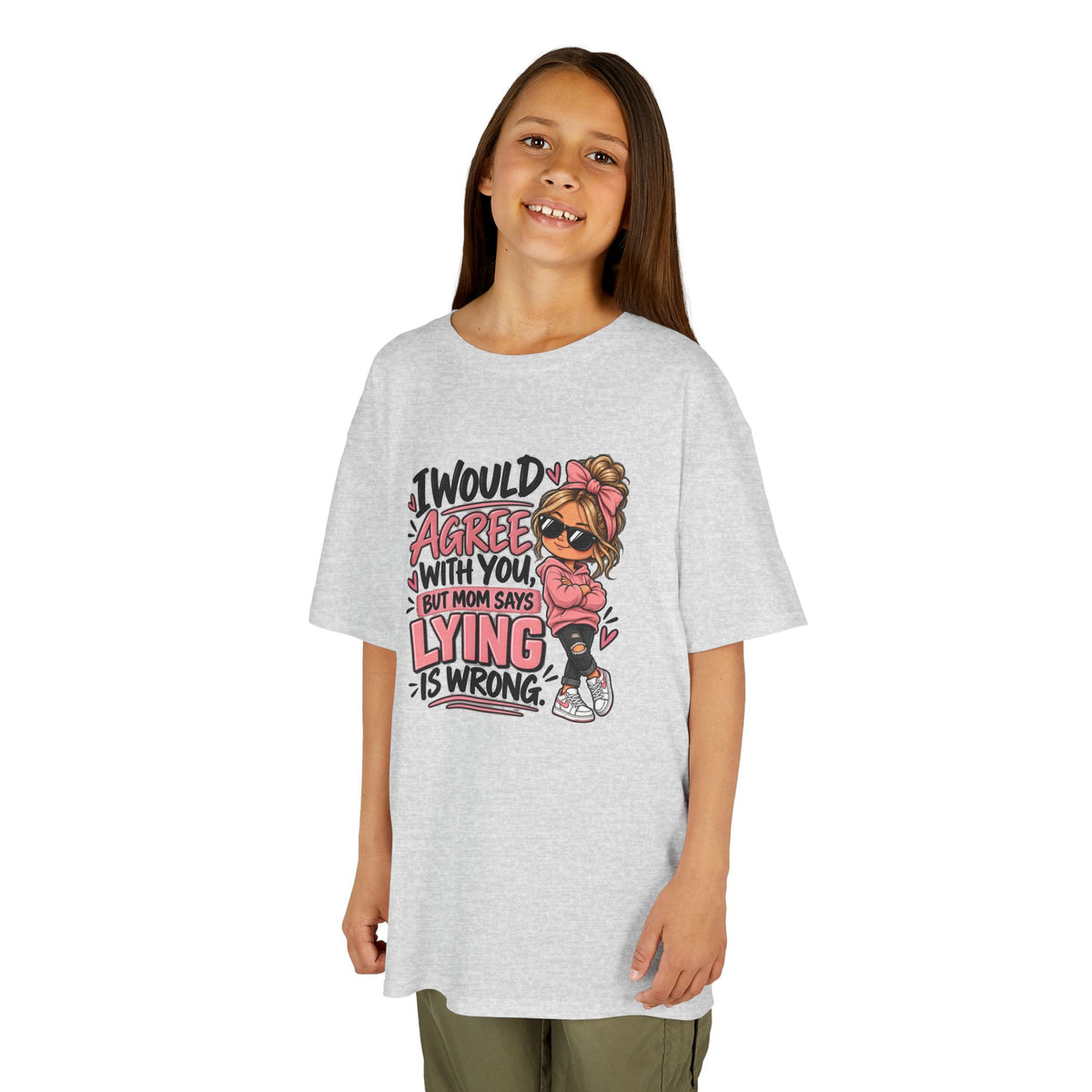 I Would Agree With You Humor Girls Kids Heavy Cotton™ Tee
