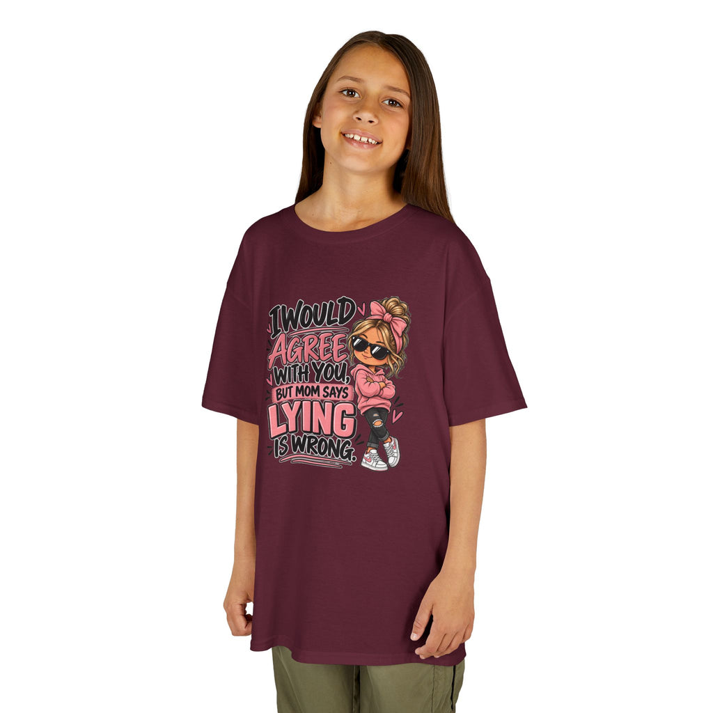 I Would Agree With You Humor Girls Kids Heavy Cotton™ Tee