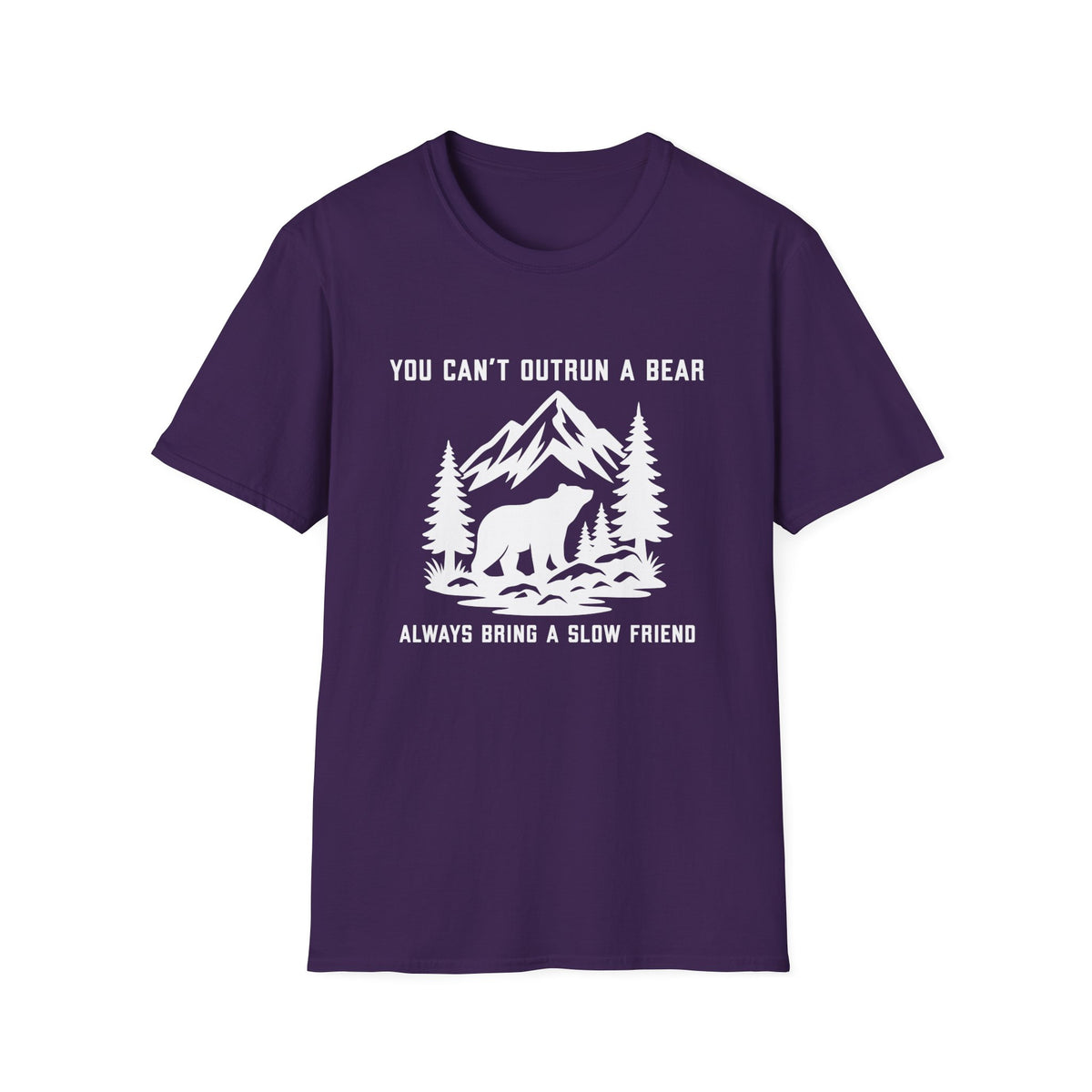 Outrun Bear, Slow Friend T-Shirt