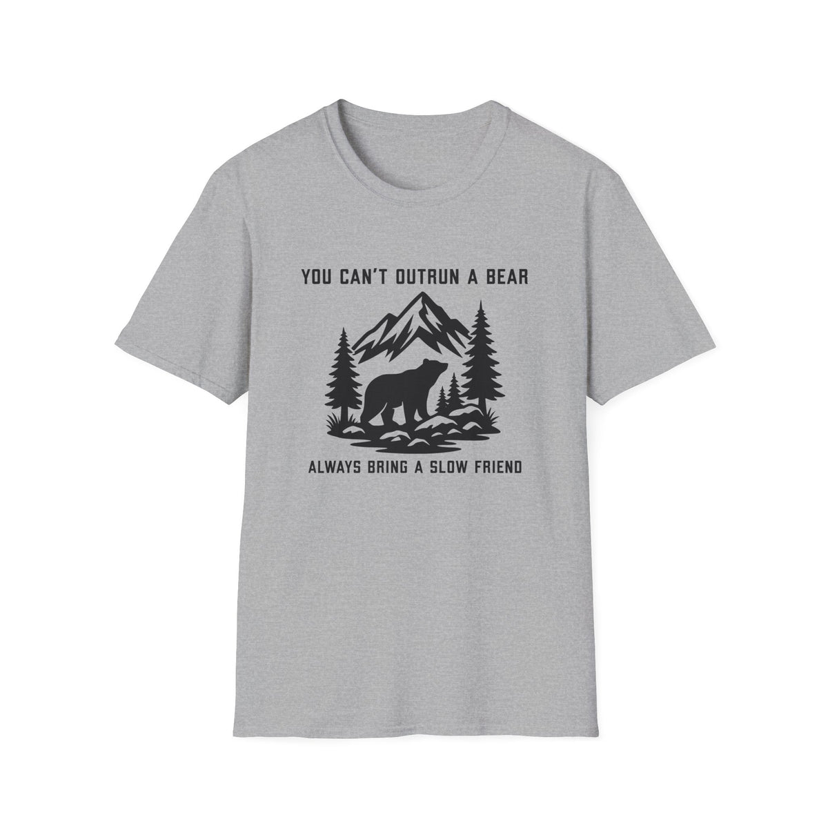 Outrun Bear, Slow Friend T-Shirt