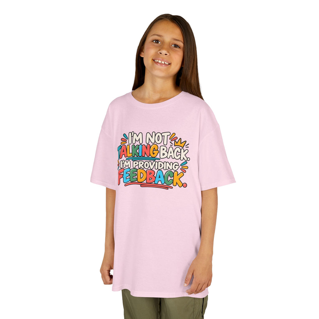 I'm Not Talking Back, Humor Kids Heavy Cotton™ Tee