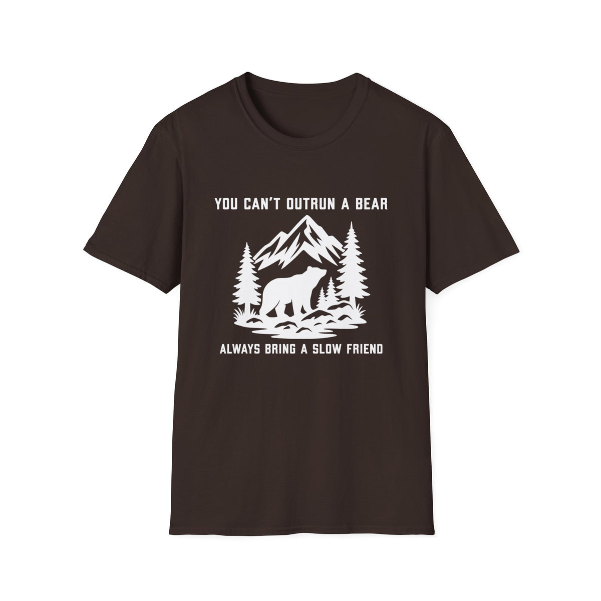 Outrun Bear, Slow Friend T-Shirt