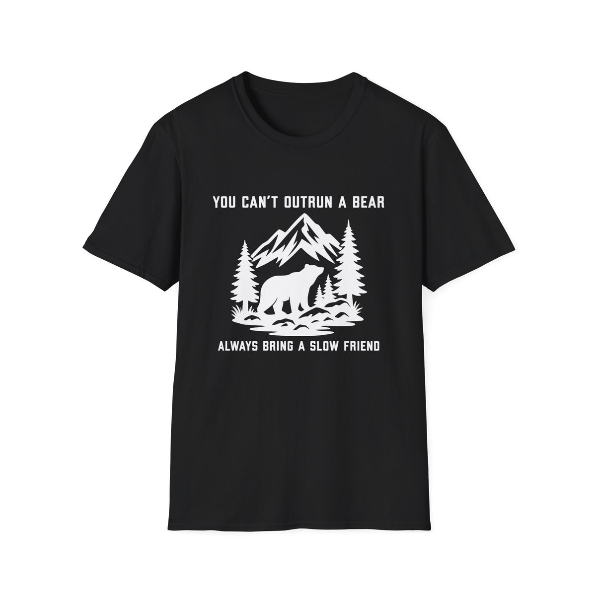 Outrun Bear, Slow Friend T-Shirt