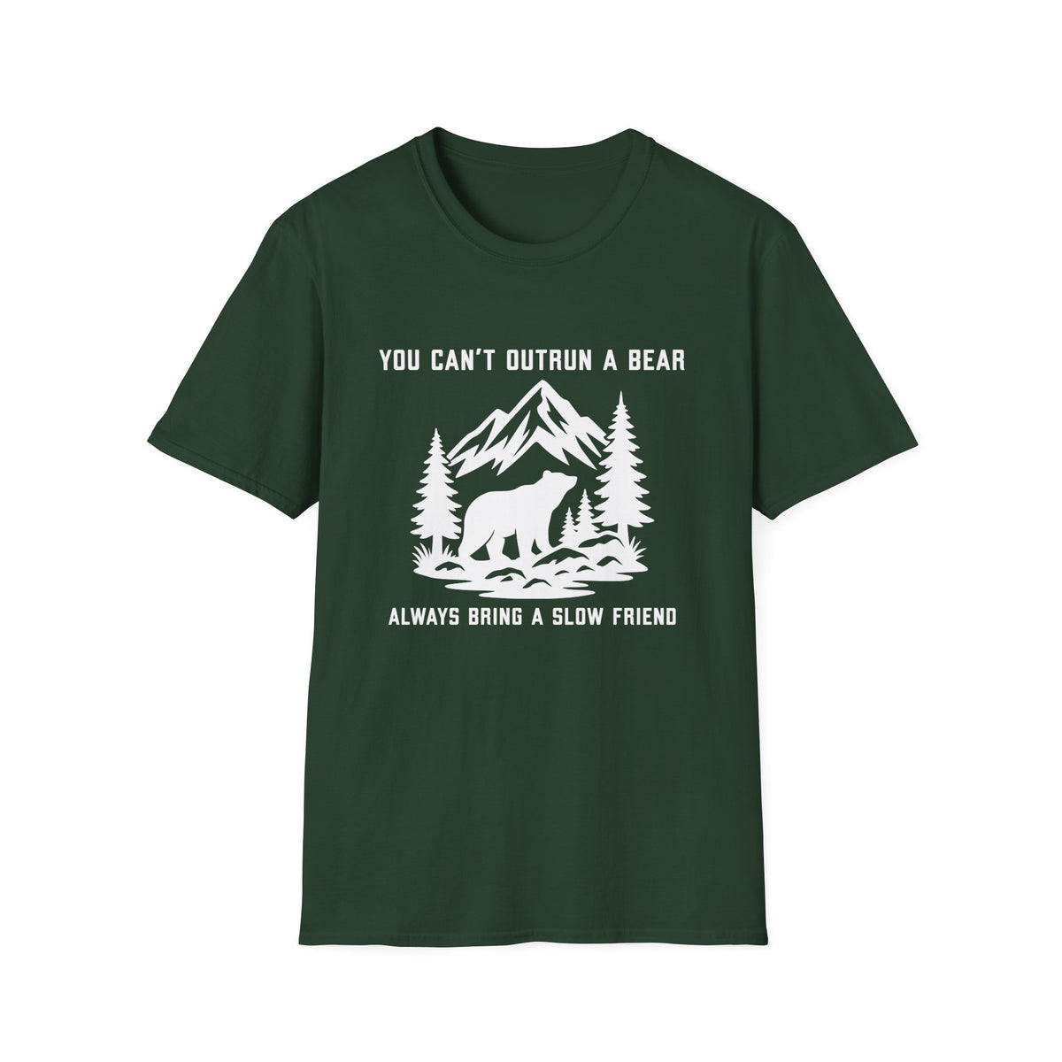 Outrun Bear, Slow Friend T-Shirt
