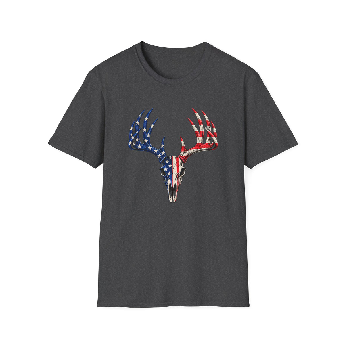 Patriotic Deer Skull T-Shirt