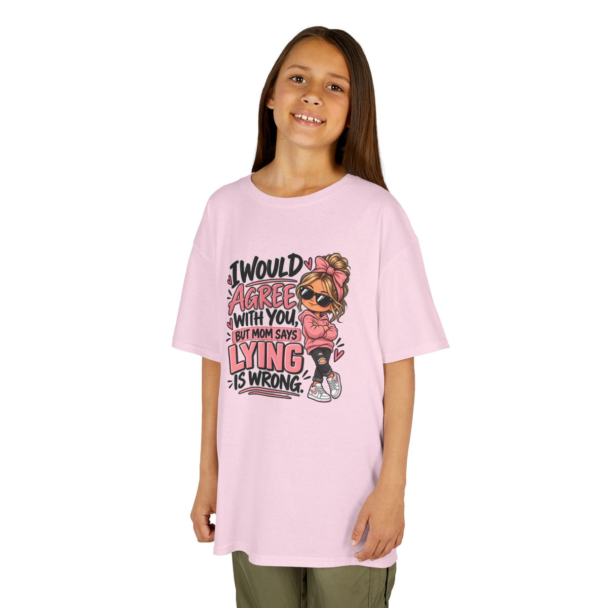 I Would Agree With You Humor Girls Kids Heavy Cotton™ Tee