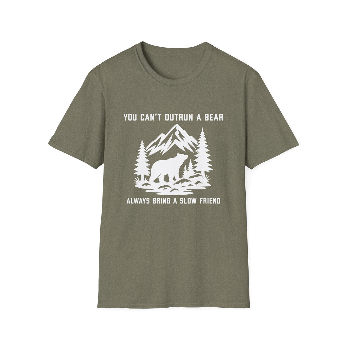 Outrun Bear, Slow Friend T-Shirt