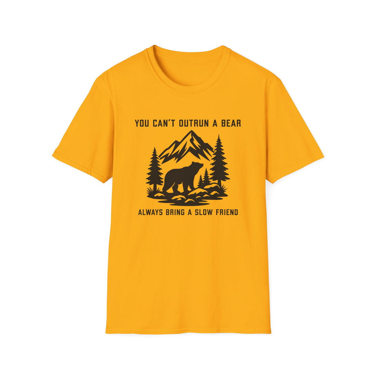 Outrun Bear, Slow Friend T-Shirt